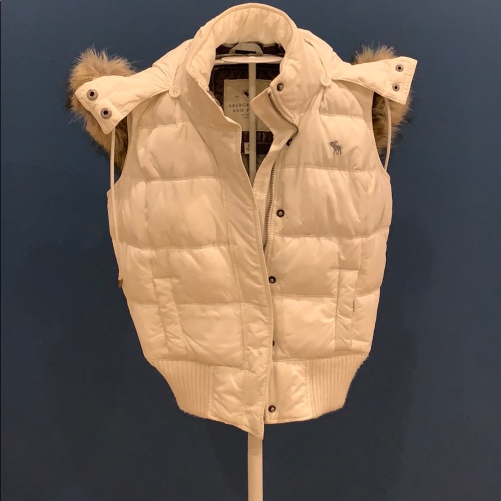 Abercrombie & Fitch down vests